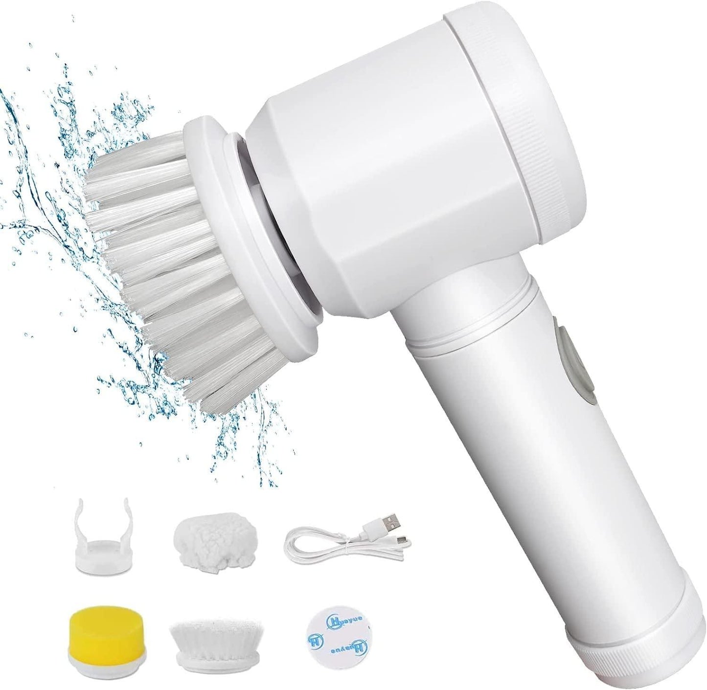 Electric spin scrubbers for kitchen use